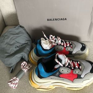 Balenciaga Triple S Blue Grey
